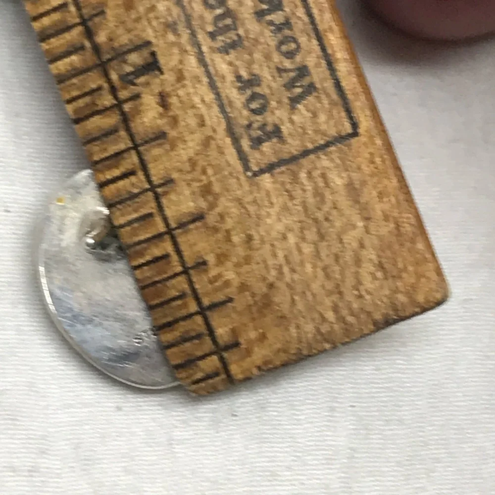 Vintage Genuine Antique Baltic Amber Earrings in Sterling - Picture 6 of 9